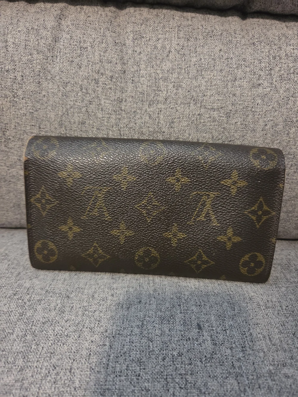 Vintage Louis Vuitton Monogram Canvas Snap Wallet - Dark Brown/Gold Monogram